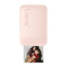 Nešiojamas spausdintuvas - Liene Pearl 2x3" Photo Printer, Bluetooth, 30 atspaudų, rožinė Nešiojamas spausdintuvas - Liene Pearl 2x3" Photo Printer, Bluetooth, 30 atspaudų, rožinė