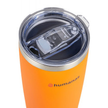 Termosas - Humanas Fluo 600 ml Nerūdijančio Plieno Neperšlampamas Oranžinis Termosas - Humanas Fluo 600 ml Nerūdijančio Plieno Neperšlampamas Oranžinis