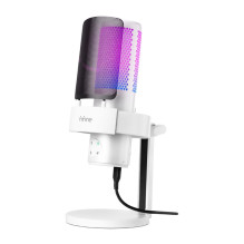 Mikrofonas - Fifine A9 kondensatorius 50-20 kHz, -45 dB, balta Mikrofonas - Fifine A9 kondensatorius 50-20 kHz, -45 dB, balta