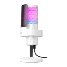 Mikrofonas - Fifine A9 kondensatorius 50-20 kHz, -45 dB, balta Mikrofonas - Fifine A9 kondensatorius 50-20 kHz, -45 dB, balta