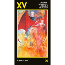 Taro kortos - Manara Erotinis Mini Tarot 78 Kortų su Gido Knyga Taro kortos - Manara Erotinis Mini Tarot 78 Kortų su Gido Knyga