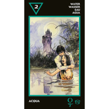 Taro kortos - Manara Erotinis Mini Tarot 78 Kortų su Gido Knyga