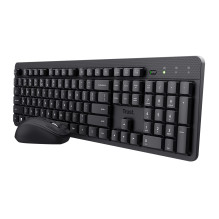 Klaviatūra ir pelė - Trust Ody II Wireless QWERTY klaviatūra ir pelė juoda Klaviatūra ir pelė - Trust Ody II Wireless QWERTY klaviatūra ir pelė juoda