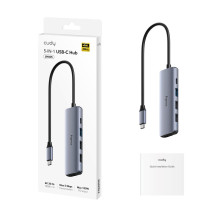 USB-C Hubas - CUDY UH405...