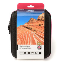 Fotografijos filtrų rinkinys - Cokin Traveller Kit U3HO 28 (filtrų laikiklis, poliarizatorius, ND4, ND8)