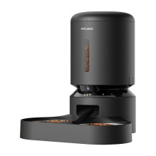 Gyvūnų Prekės - Petlibro Granary Food Dispenser (5L, kamera, dvigubi dubenys) Juoda