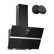 Virtuvės gaubtas - IsEasy TV1360D4-CC-I2 524 m³ / h, 4 greičiai, lietimui jautrus valdymas, LED Virtuvės gaubtas - IsEasy TV1360D4-CC-I2 524 m³ / h, 4 greičiai, lietimui jautrus valdymas, LED