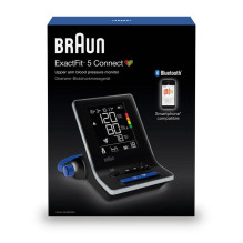 Kita - Kraujospūdžio Monitorius Braun ExactFit 5 Connect BUA6350EU Juodas Kita - Kraujospūdžio Monitorius Braun ExactFit 5 Connect BUA6350EU Juodas
