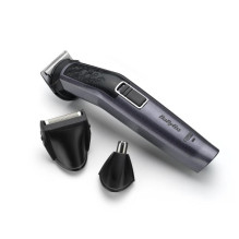 Priežiūros įrankis - BaByliss Skustuvas MT727E Titano Peilis, 4 Ilgiai, Pilkas Priežiūros įrankis - BaByliss Skustuvas MT727E Titano Peilis, 4 Ilgiai, Pilkas