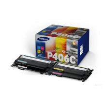 Tonerio Kasetė - Samsung CLT-P406C 1100-1700 Puslapių Spalvota Tonerio Kasetė - Samsung CLT-P406C 1100-1700 Puslapių Spalvota
