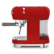 Kavos Aparatas - SMEG ECF02RDEU 15-Bar Rankinis Espresso Aparatas Su Garų Antgaliu, 1.1L Raudonas Kavos Aparatas - SMEG ECF02RDEU 15-Bar Rankinis Espresso Aparatas Su Garų Antgaliu, 1.1L Raudonas