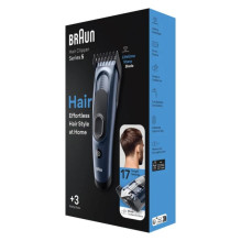 Kirpimo mašinėlė - Braun HC5350 ProPower Motor, savistringantis peilis, USB įkrovimas, mėlyna Kirpimo mašinėlė - Braun HC5350 ProPower Motor, savistringantis peilis, USB įkrovimas, mėlyna