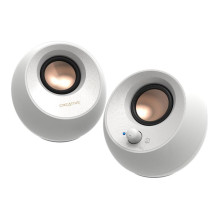 Garsiakalbis - Creative Pebble V3 2.0 10W Bluetooth 5.0 Balta Garsiakalbis - Creative Pebble V3 2.0 10W Bluetooth 5.0 Balta