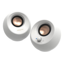 Garsiakalbis - Creative Pebble V3 2.0 10W Bluetooth 5.0 Balta Garsiakalbis - Creative Pebble V3 2.0 10W Bluetooth 5.0 Balta