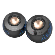 Garsiakalbis - Creative Pebble X 15W Bluetooth AUX USB-C Juodas Garsiakalbis - Creative Pebble X 15W Bluetooth AUX USB-C Juodas