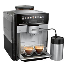 Kavos aparatas - Siemens EQ.6 plus s700 (visiškai automatinis, keraminis malūnėlis, 1.7L, juoda sidabrinė)
