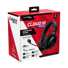 Belaidė ausinė - HyperX Cloud III S Wireless (53mm garsiakalbiai, 120h baterija, juoda) Belaidė ausinė - HyperX Cloud III S Wireless (53mm garsiakalbiai, 120h baterija, juoda)