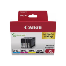 Toneris - Canon PGI-2500XL Multipack 4 Kasetės Juoda Cyan Magenta Geltona