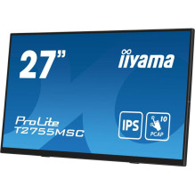 Monitorius - iiyama ProLite T2755MSC-B1 27" Full HD IPS Jutiklinis Ekranas Monitorius - iiyama ProLite T2755MSC-B1 27" Full HD IPS Jutiklinis Ekranas