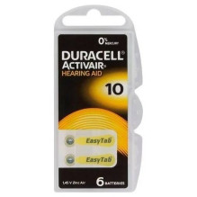 Duracell Activair 10 baterijos klausos aparatams 60 vnt. Duracell Activair 10 baterijos klausos aparatams 60 vnt.