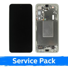 Ekranas skirtas Samsung S926 S24 Plus su rėmeliu / Jade Green / (Service Pack) +INCLUDING BATTERY