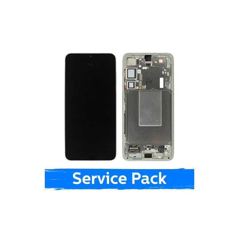 Ekranas skirtas Samsung S926 S24 Plus su rėmeliu / Jade Green / (Service Pack) +INCLUDING BATTERY