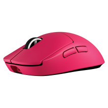 „Logitech G PRO X SUPERLIGHT 2C“ pelė – 5 mygtukai – belaidė, laidinė – 2,4 GHz, USB – rožinė