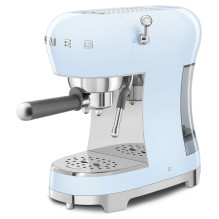 Kavos Aparatas - SMEG ECF02PBEU 15-Bar Rankinis Espresso Aparatas 1.1L Vandens Bakas Mėlynas