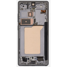 LCD screen Samsung S938 S25 Ultra with touch screen and frame Titanium Jet Black original (assembled service pack)