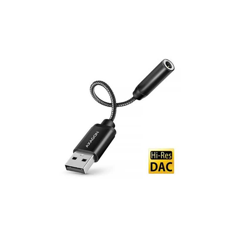 AXAGON ADA-HA USB-A Hi-Res DAC audio adapter (8595247909817)