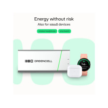 Nešiojamas akumuliatorius - Green Cell PBPLGC20P 20800mAh, 65W, USB-C, USB-A, juodas Nešiojamas akumuliatorius - Green Cell PBPLGC20P 20800mAh, 65W, USB-C, USB-A, juodas
