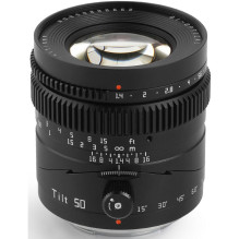 Kameros objektyvas - TTArtisan Tilt 50mm 1.4 L (TTArtisan, Tilt 50mm f / 1.4, full-frame)