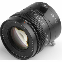 Kameros objektyvas - TTArtisan Tilt 50mm 1.4 L (TTArtisan, Tilt 50mm f / 1.4, full-frame)