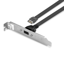 Kompiuterio priedas - LINDY Single Port USB 3.1 Gen 2 Type C Back Plate 10Gbps Kompiuterio priedas - LINDY Single Port USB 3.1 Gen 2 Type C Back Plate 10Gbps