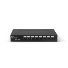 KVM jungiklis - LINDY 8 prievadų HDMI 4K60 USB 2.0 garso jungiklis juodas KVM jungiklis - LINDY 8 prievadų HDMI 4K60 USB 2.0 garso jungiklis juodas