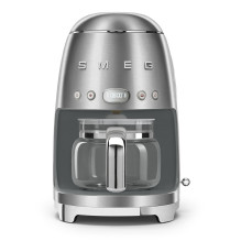 Kavos Aparatas - SMEG DCF02SSEU 10 Puodelių Aromato Pasirinkimo Skaitmeninis Ekranas Sidabrinis Kavos Aparatas - SMEG DCF02SSEU 10 Puodelių Aromato Pasirinkimo Skaitmeninis Ekranas Sidabrinis