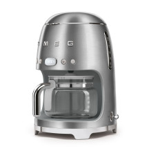 Kavos Aparatas - SMEG DCF02SSEU 10 Puodelių Aromato Pasirinkimo Skaitmeninis Ekranas Sidabrinis