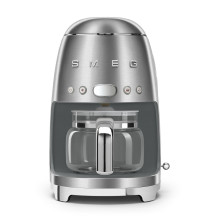 Kavos Aparatas - SMEG DCF02SSEU 10 Puodelių Aromato Pasirinkimo Skaitmeninis Ekranas Sidabrinis