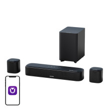 Garso įranga - Ultimea Aura A50 Pro 5.1 garso juosta su subwooferiu, HDMI eARC, Bluetooth 5.3 Garso įranga - Ultimea Aura A50 Pro 5.1 garso juosta su subwooferiu, HDMI eARC, Bluetooth 5.3