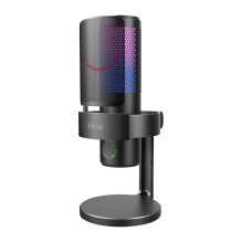 Mikrofonas - Fifine A9 kondensatorius 50-20 kHz, -45 dB, juodas Mikrofonas - Fifine A9 kondensatorius 50-20 kHz, -45 dB, juodas