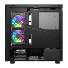Kompiuterio korpusas - darkFlash DS950V Midi Tower ATX / ITX, 6 ventiliatoriai, IPS ekranas, juoda Kompiuterio korpusas - darkFlash DS950V Midi Tower ATX / ITX, 6 ventiliatoriai, IPS ekranas, juoda