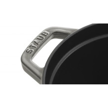 Keptuvė / kepimo indas - Staub Roaster La Cocotte 27cm ovalus pilkas (Zwilling, 40500-276-0) Keptuvė / kepimo indas - Staub Roaster La Cocotte 27cm ovalus pilkas (Zwilling, 40500-276-0)