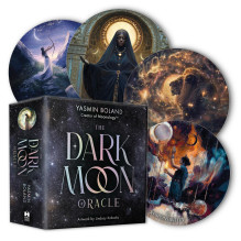 Kortų rinkinys - Dark Moon Oracle Cards (Hay House, 48 apvalių kortų, vadovas) Kortų rinkinys - Dark Moon Oracle Cards (Hay House, 48 apvalių kortų, vadovas)