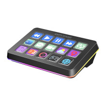 Srautinio valdiklis - Fifine D6 15 mygtukų RGB USB PC / Mac juodas Srautinio valdiklis - Fifine D6 15 mygtukų RGB USB PC / Mac juodas