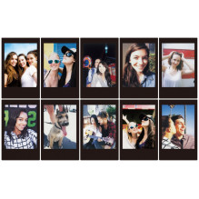 Nuotraukų Filmas - Fujifilm Instax Mini Juodas Rėmelis 10 Lapų Nuotraukų Filmas - Fujifilm Instax Mini Juodas Rėmelis 10 Lapų