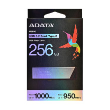 ADATA UE800 USB flash drive 256 GB USB Type-C 3.2 Gen 2 (3.1 Gen 2) Silver ADATA UE800 USB flash drive 256 GB USB Type-C 3.2 Gen 2 (3.1 Gen 2) Silver