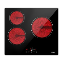 Keraminė viryklė - IsEasy LT3-22 3 zonos 1200W 1800W 2500W juoda