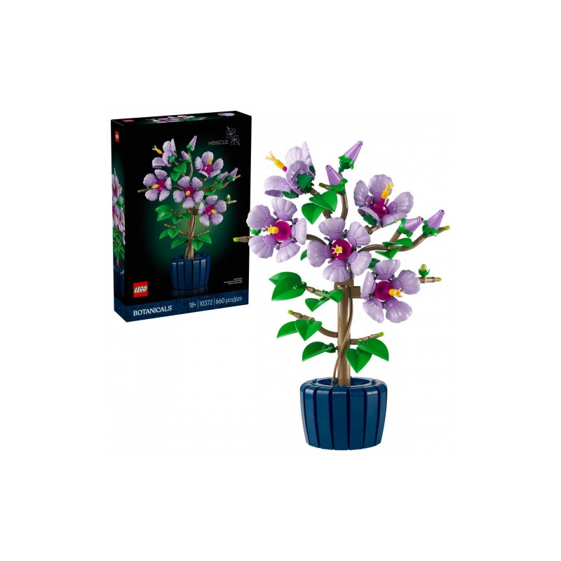 Statybų rinkinys - Lego 10372 Botanicals Hibiscus Suaugusiųjų statytojams skirtas modelis