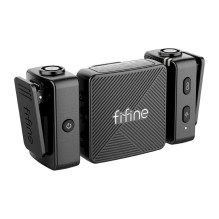 Belaidė mikrofono sistema - Fifine M9 Wireless Lavalier Set, 2 siųstuvai, 50m nuotolis, juoda Belaidė mikrofono sistema - Fifine M9 Wireless Lavalier Set, 2 siųstuvai, 50m nuotolis, juoda