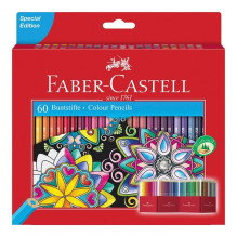 Biuro reikmenys - Faber Castell FC-111260 12 vnt. spalvingų raštinės reikmenų rinkinys Biuro reikmenys - Faber Castell FC-111260 12 vnt. spalvingų raštinės reikmenų rinkinys